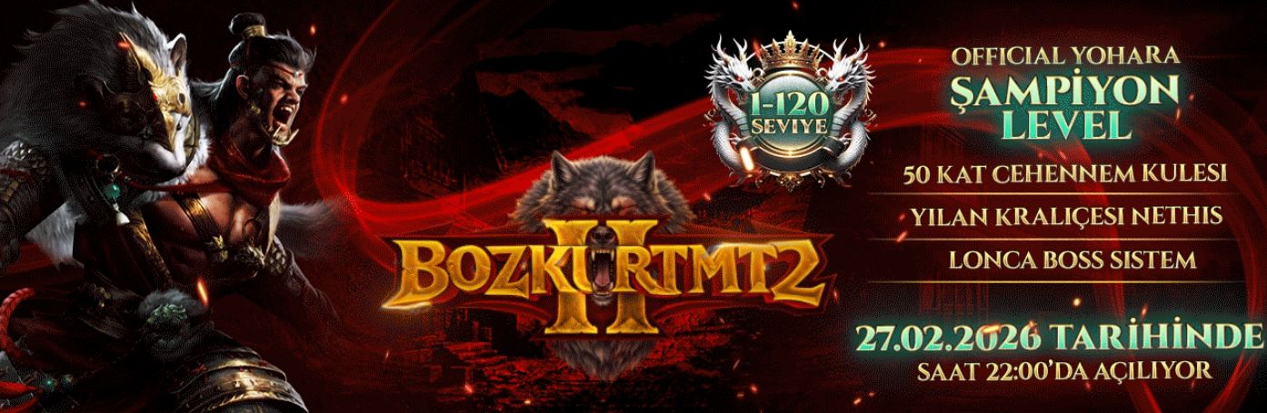 Bozkurt Mt2 Server Banner