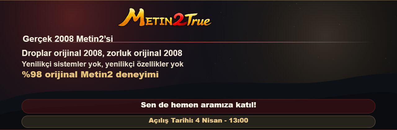 Metin2True Mt2 Server Banner